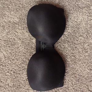 Victoria's Secret 34D - Black Strapless Bra